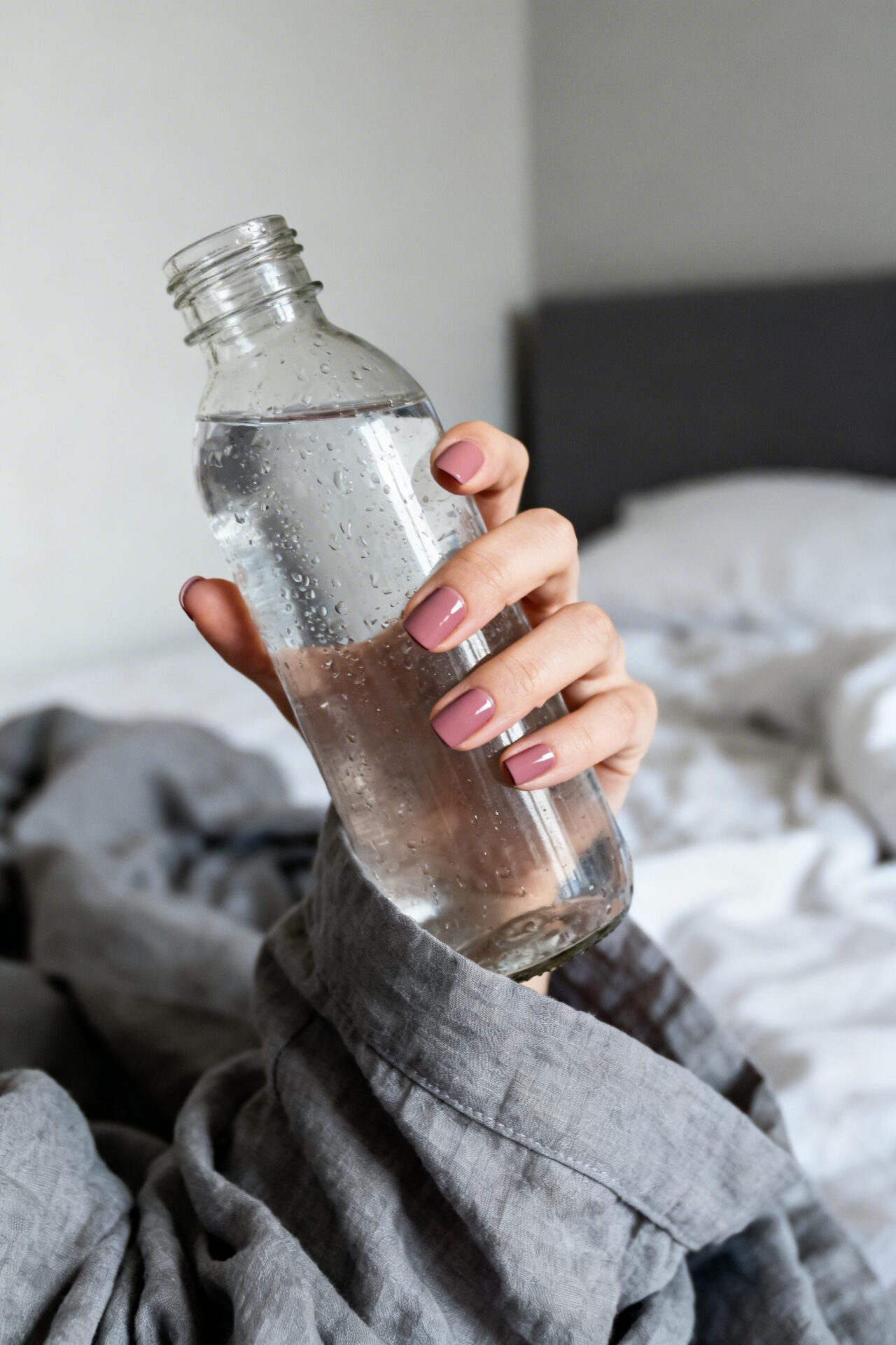Nail Inspo Square - dusty rose matte