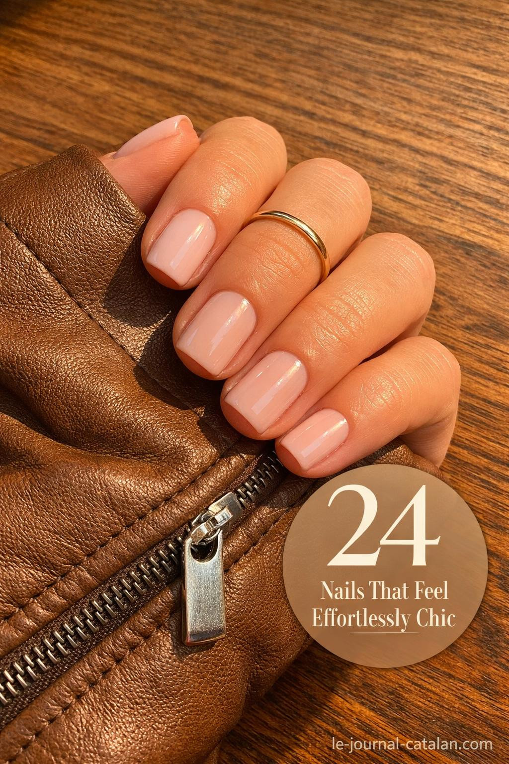 Short gel nails with simple square shape and clean design, perfect for everyday cute nail inspiration and easy maintenance