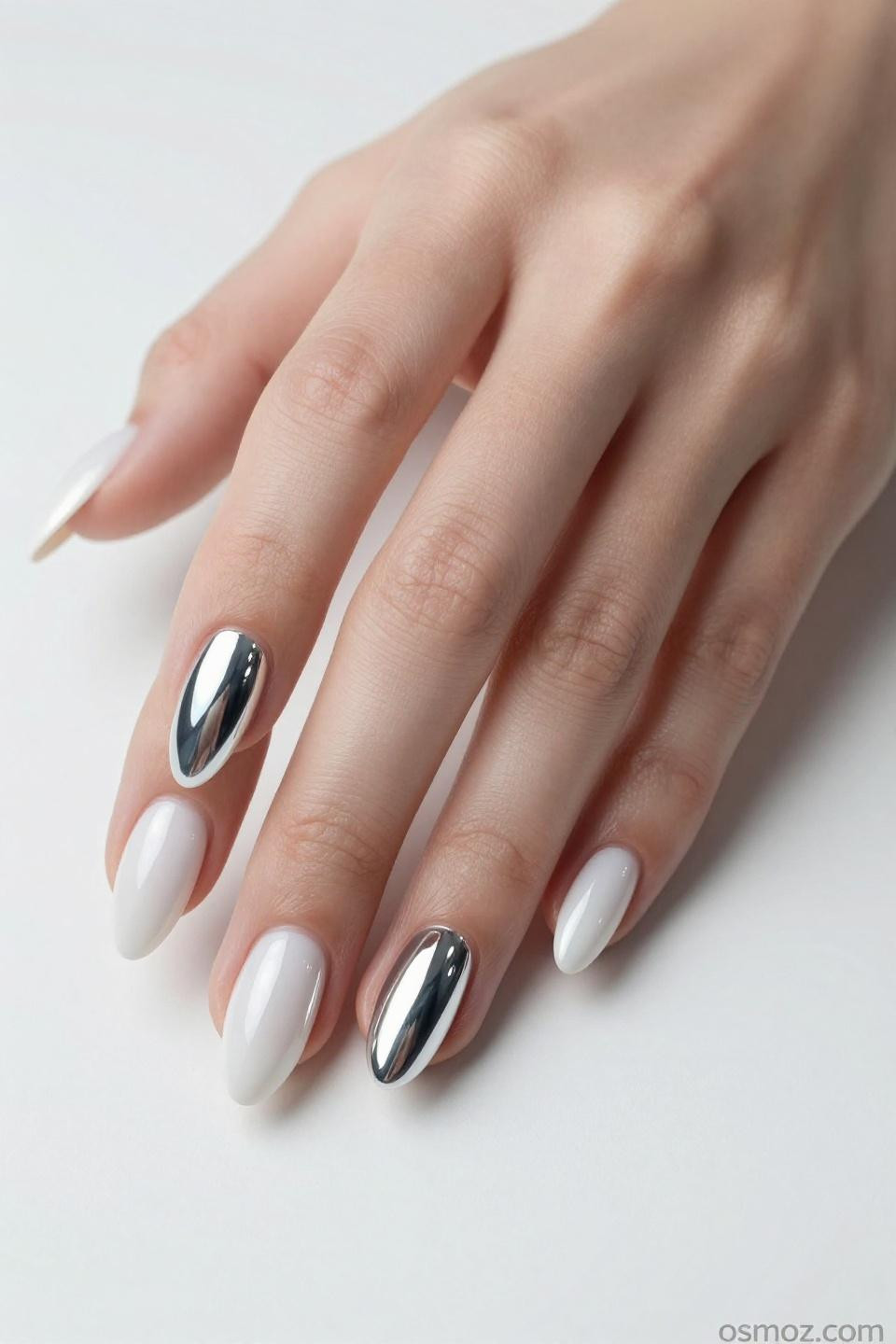 Classy Almond Nails - sophisticated look