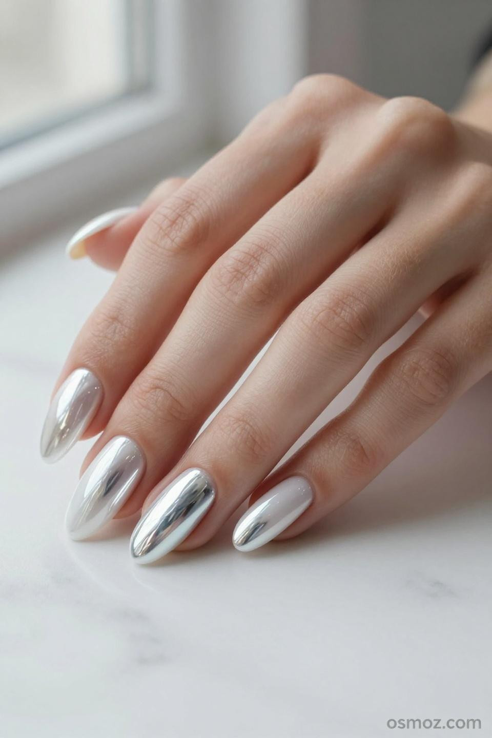 Elegant Almond Nails - refined finish