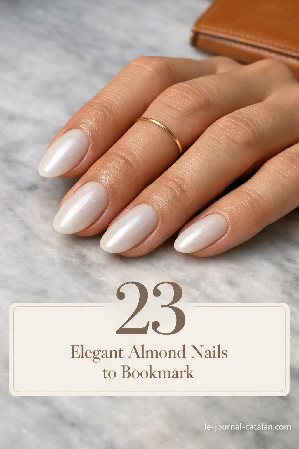 White chrome almond nails with glossy finish and elegant nail design, showcasing milky white acrylic manicure style for modern nail inspiration