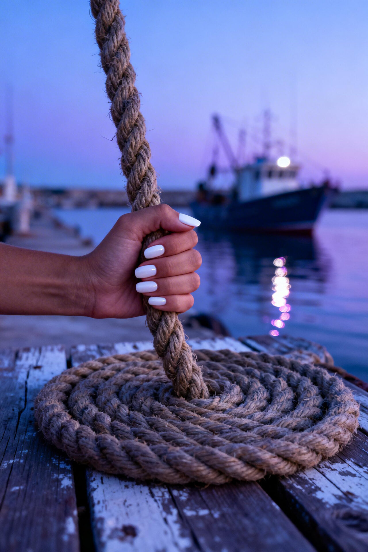 Elegant Almond Nails - high gloss