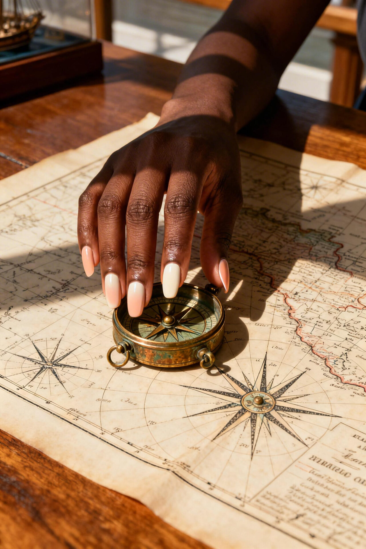Milky White Nails Acrylic - ceramic finish