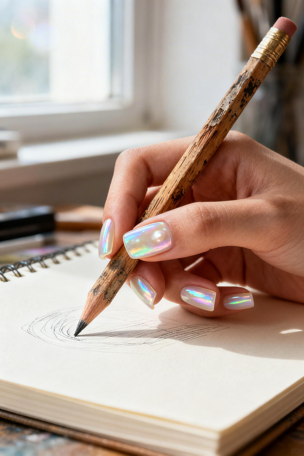 Aura Nails - pearl jelly glazed