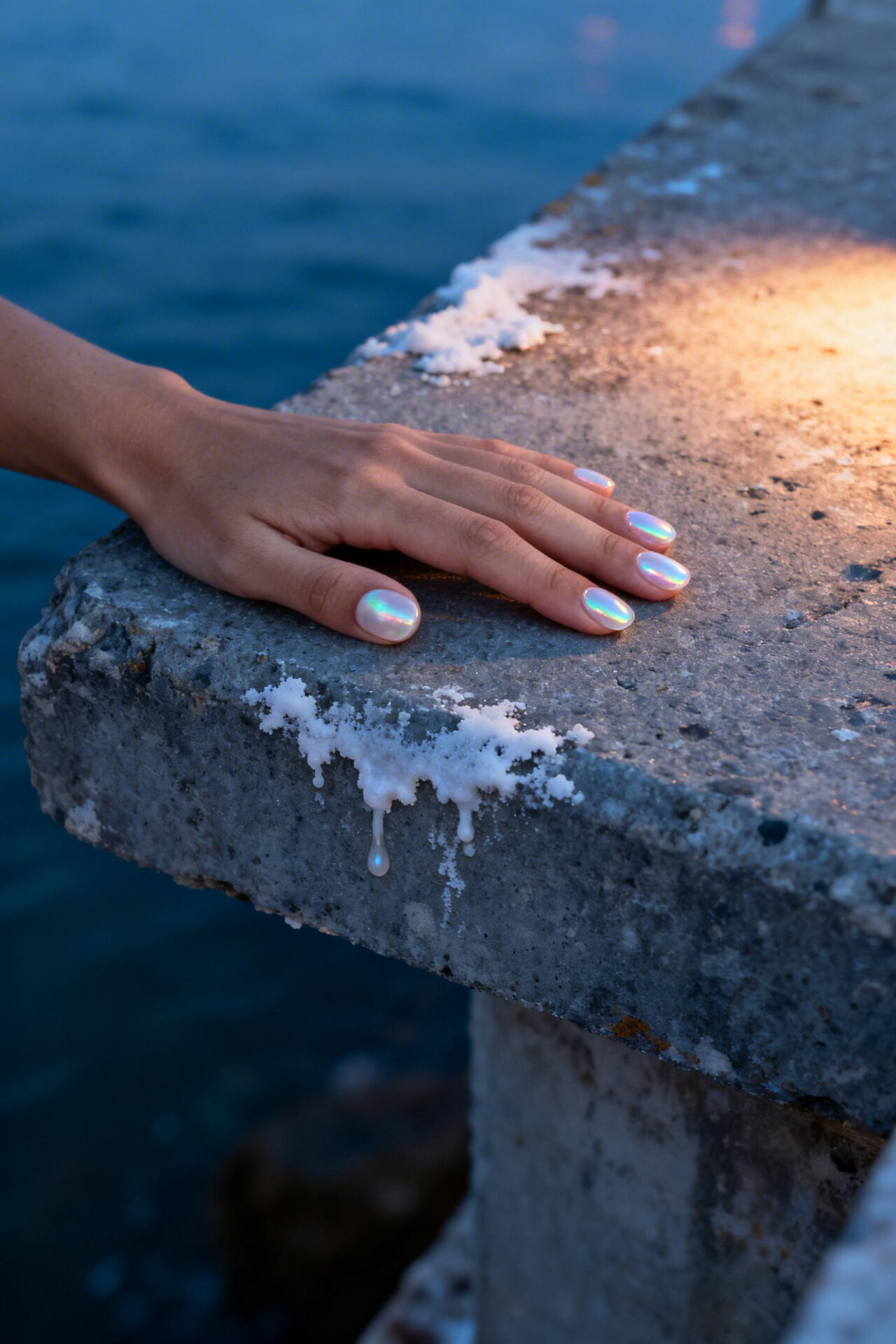 Aura Nails - pearl shimmer ethereal