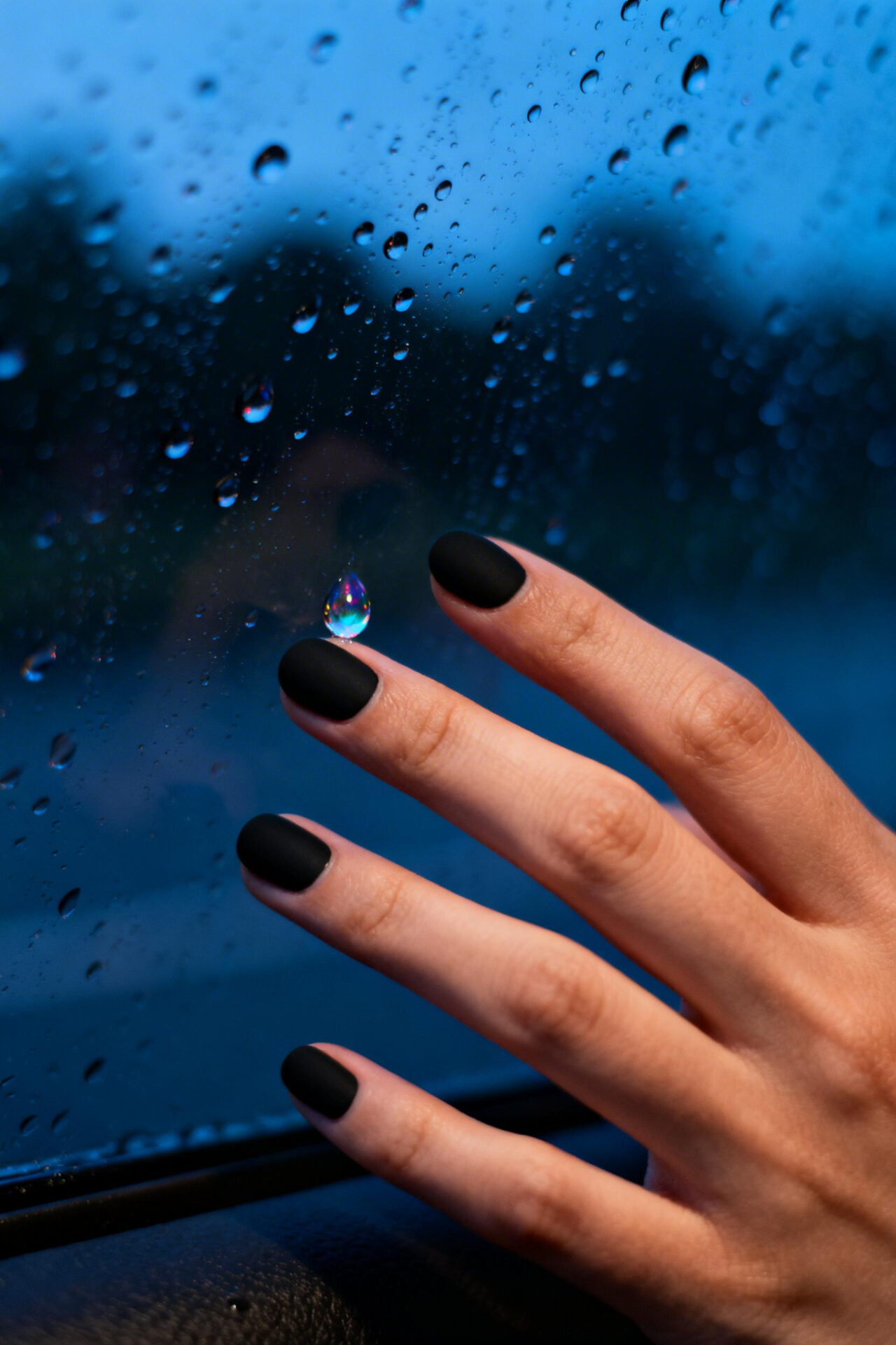 Gothic Nails - matte powder