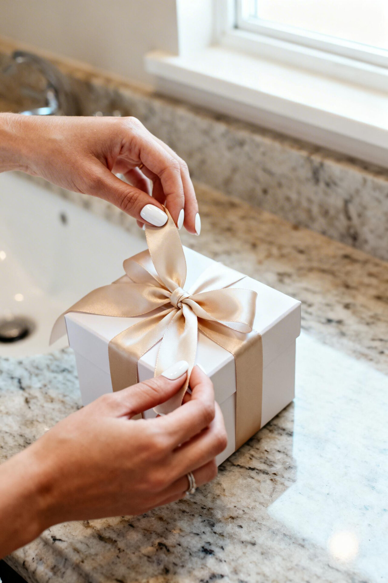 Nail Designs For Wedding The Bride - white matte oval