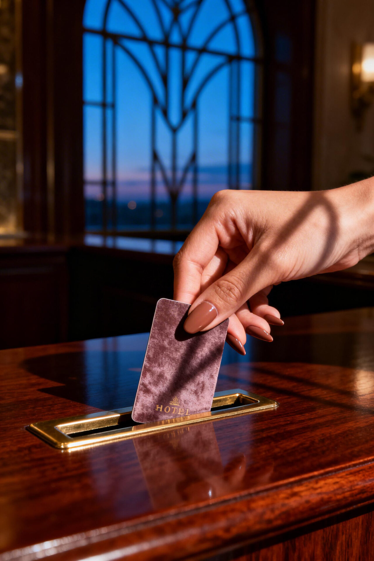 Brown Aura Nails - dusty cognac