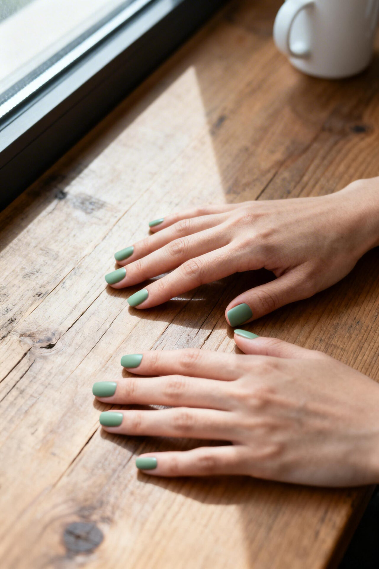 Elegant Nails Ideas Classy - sage green square