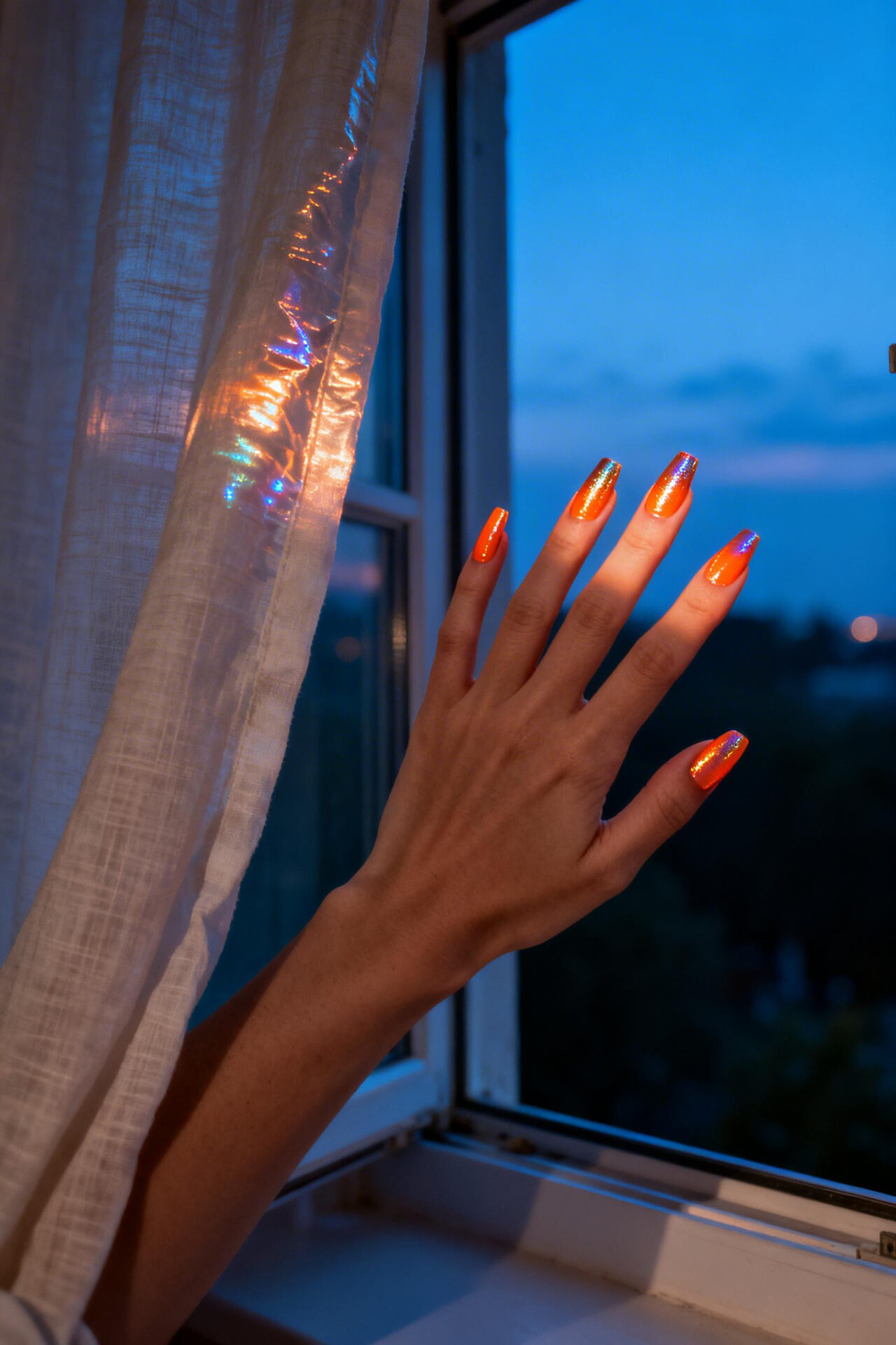 Tangerine Coral - coffin metallic