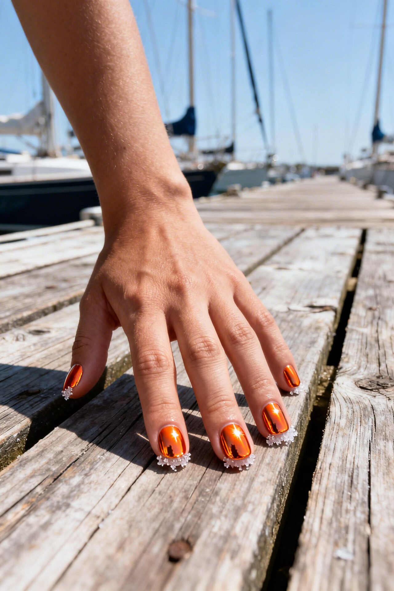 Tangerine Chrome - round natural