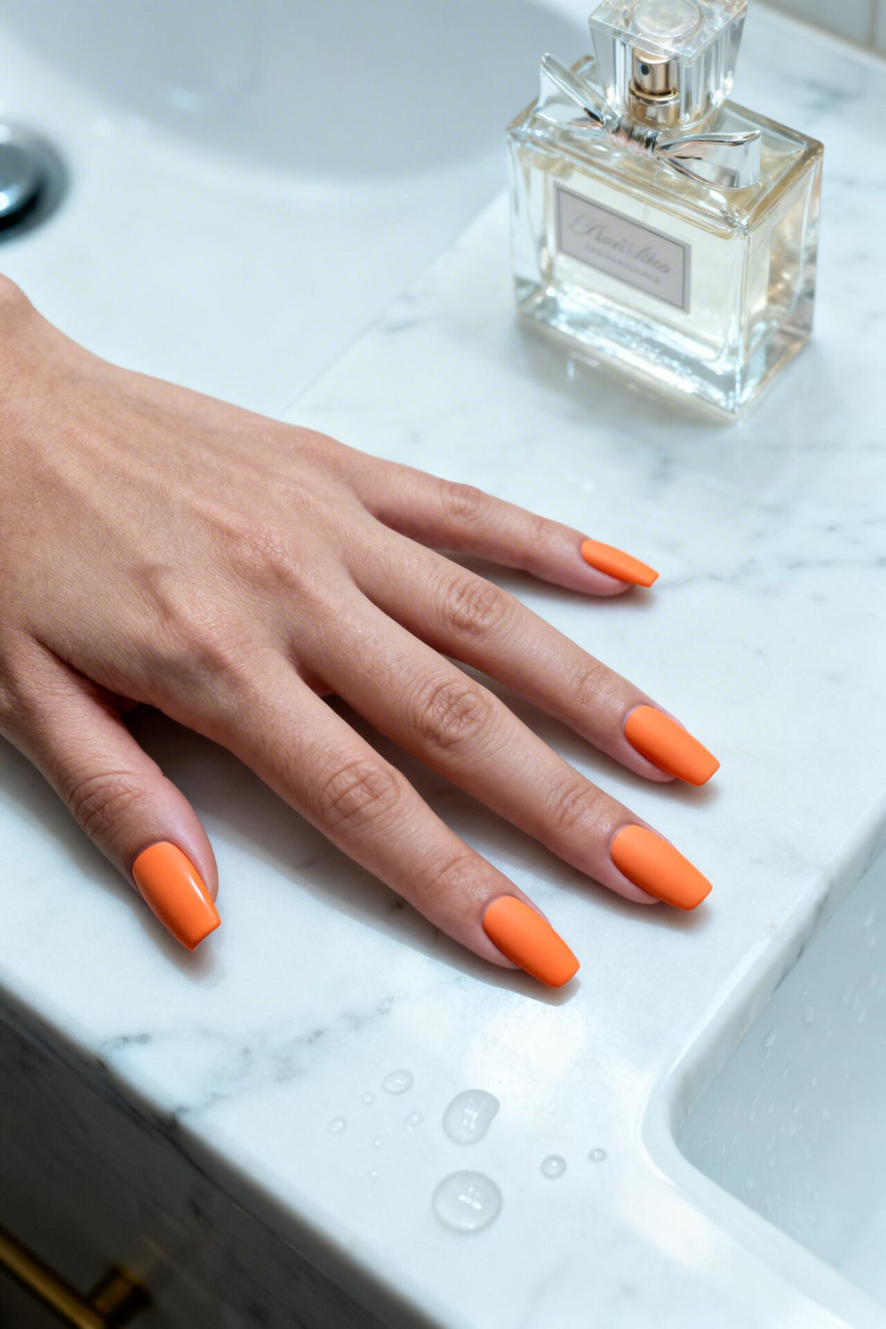 Tangerine Glazed - coffin matte