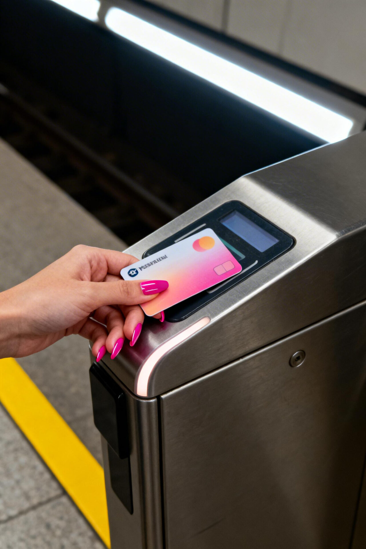 Pink Aura Nails - bubblegum coffin matte