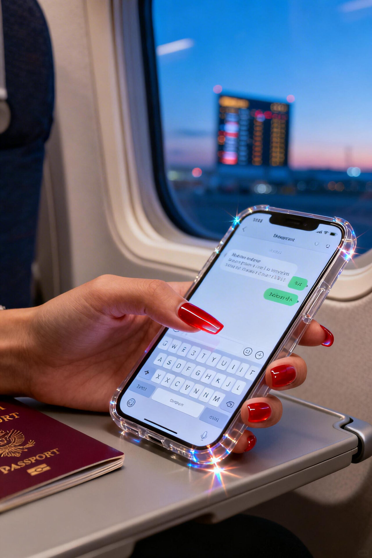 Trending Red Nails - scarlet jelly coffin