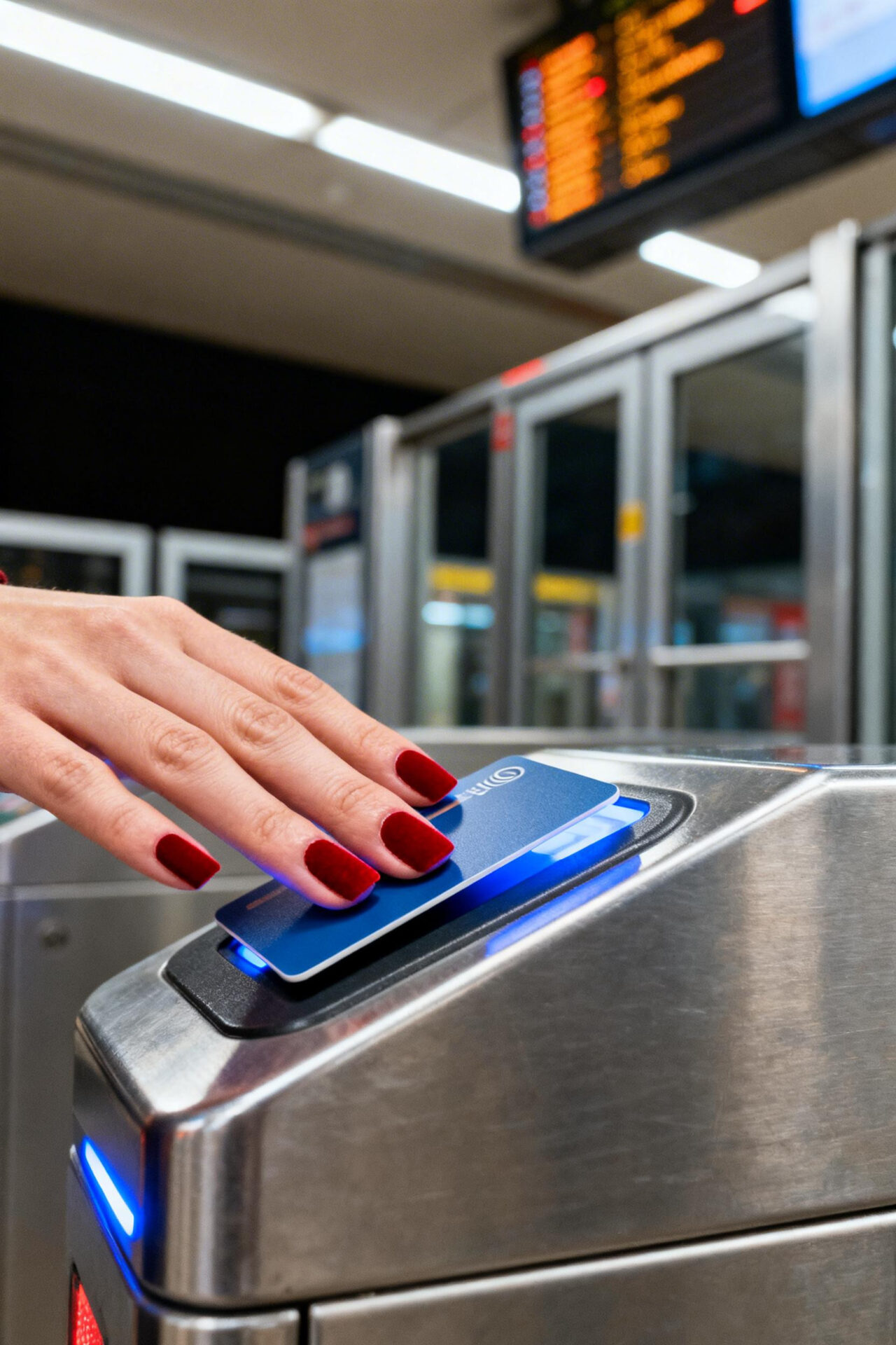 Red Nail Inspiration - poppy matte square