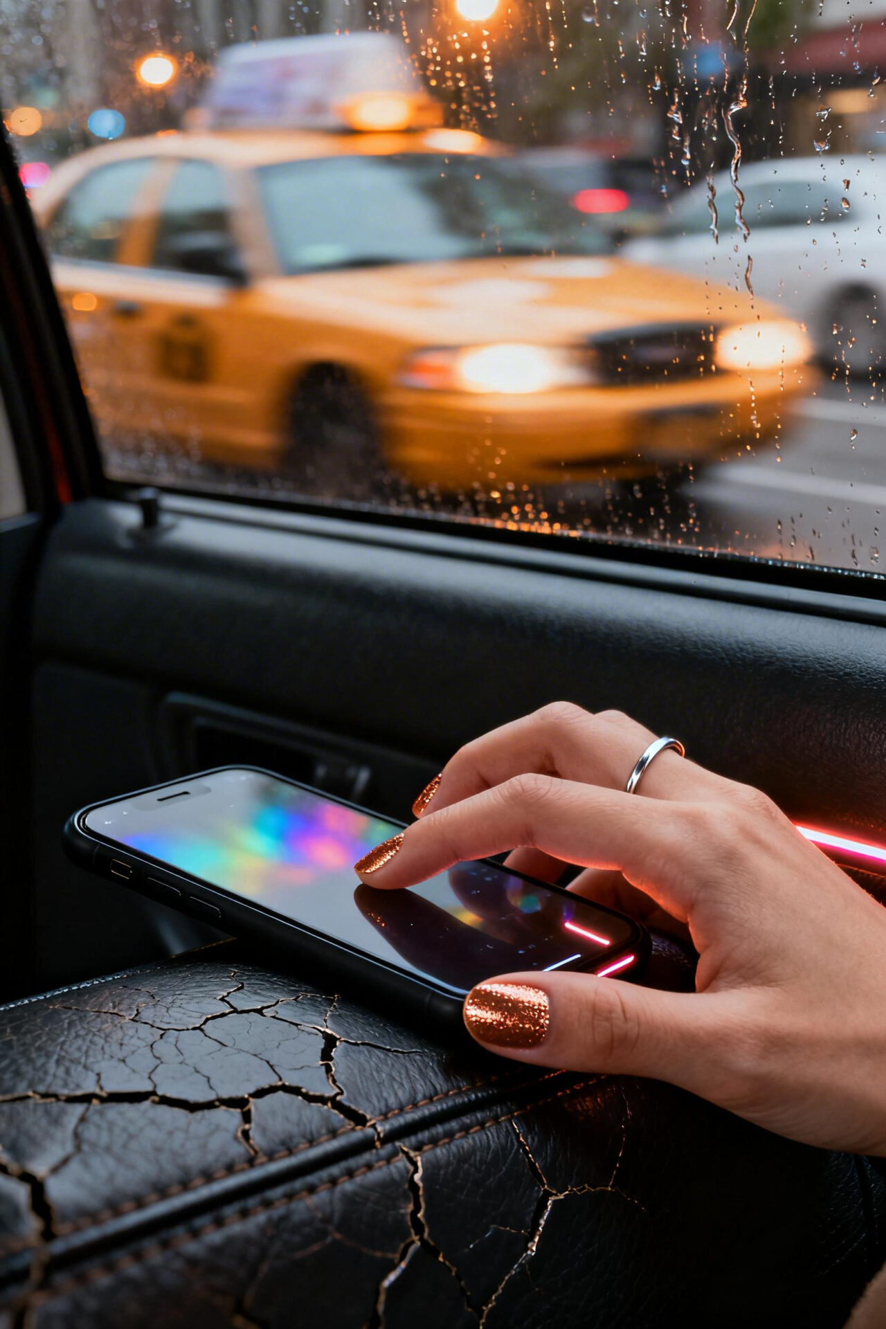 Aura Nails Aesthetic - copper metallic gel