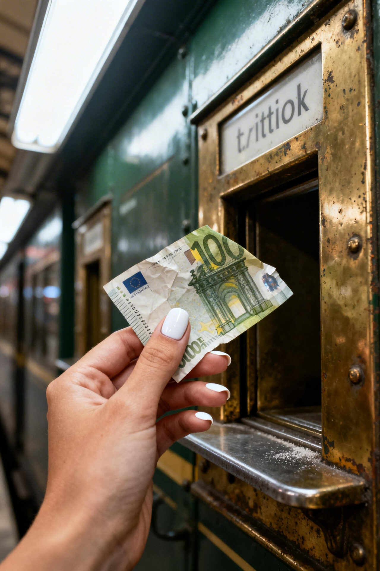Nude Aura Nails - snow matte round